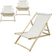 ECD Germany 3er Set Liegestuhl Strandliege Sonnenliege Gartenliege Klappstuhl