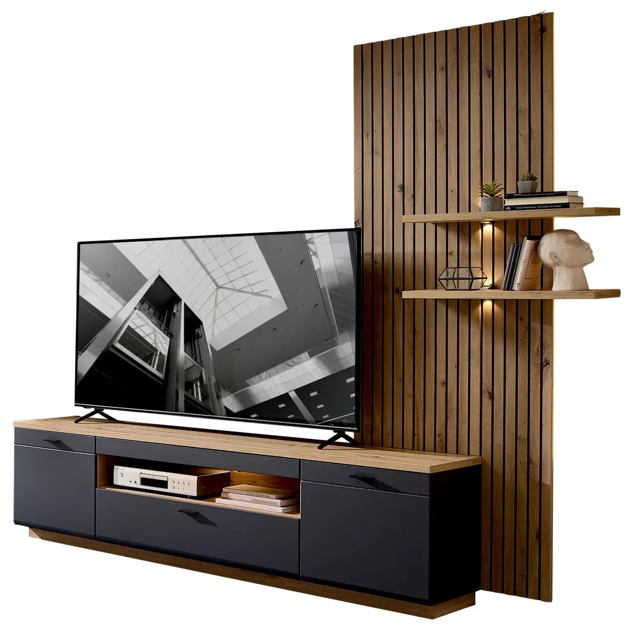 Stylife Wandkombination RENO - B/H/T ca. 250,00x230,00x47,00