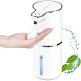 Automatischer Seifenspender (350 Ml), Usb-wiederaufladbar, Mit Infrarot-bewegungssensor, Automatischer Schaumspender, Schaumtechnologie, Infrarotsensor, Weiß – Aquaforge