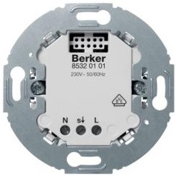 Berker Hauselektronik Bewegungsmelder Nebenstelle runder Tragring