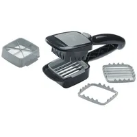 Genius Multischneider-Set 5-teilig NICER DICER QUICK, Anthrazit - Grau