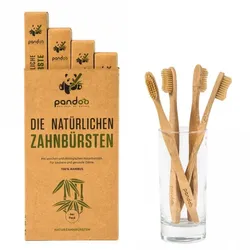 pandoo Bambus Zahnbürste natur (4St)