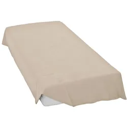 Bettlaken CINDERELLA "Biber", grau (taupe), B:160cm L:260cm, Biber, Obermaterial: 100% Baumwolle, Laken, in weicher Biber Qualität