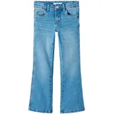 NAME IT Mädchen Nkfpolly Skinny Boot Jeans 1142-Au Noos Jeanshose, Medium Blue Denim, 140