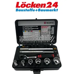 Würth Zebra 1/4 Zoll Multisteckschlüssel-Sortiment 23-teiliges Sortiment