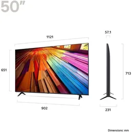 LG 50UT80006LA 50" 4K LED Smart TV UT80