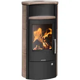 Oranier Kaminofen Pori 5 Keramik Grappa, Korpus Stahl Schwarz 557574