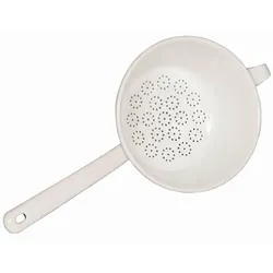 Riess Passiersieb Nudelsieb Ø16cm Emaille classic weiss
