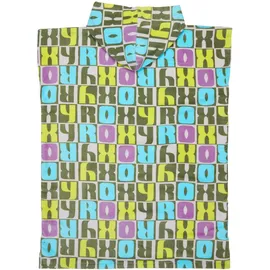 Roxy Badeponcho "Rg Stay Magical Printed", grün letter up, Obermaterial: 100% Baumwolle., Hausmäntel
