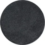 Kadima Design Teppich, Grau, Textil, Uni, Rund, 160x160 cm, pflegeleicht, Teppiche & Böden, Teppiche