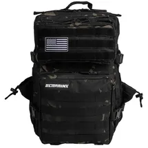 elitex training Tactical 25l Rucksack Schwarz Tarnung