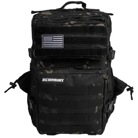 elitex training Tactical 25l Rucksack Schwarz Tarnung