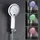 GuDoQi Led-duschkopf, Led-handbrause, 3-farben-duschkopf Mit 3 Farben Farbwechsel Temperaturregelung