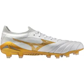 Mizuno Morelia Neo IV Beta Elite FG Herren White/MP Gold/Cool Gray 45