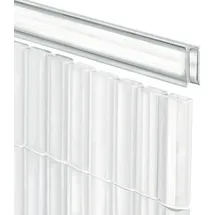 Videx Profil für Sichtschutzmatte 150 cm transparent Kunststoff 2 St.