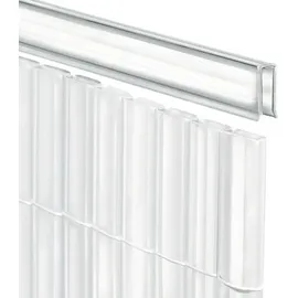 Videx Profil für Sichtschutzmatte 150 cm transparent Kunststoff 2 St.