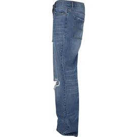 URBAN CLASSICS Distressed 90‘s Jeans Deep Blue Destroyed Washed 32