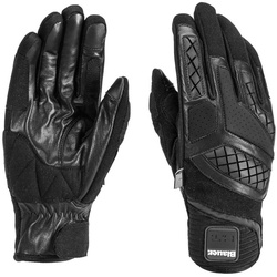 Blauer Urban Sport Motorradhandschuhe, schwarz, Größe L für Männer