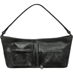 Liebeskind Berlin Archive S Crossbody Lack Distresse Dark Stone, grau silber