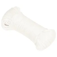 vidaXL Bootsseil 5 mm 500 m Polypropylen Weiß