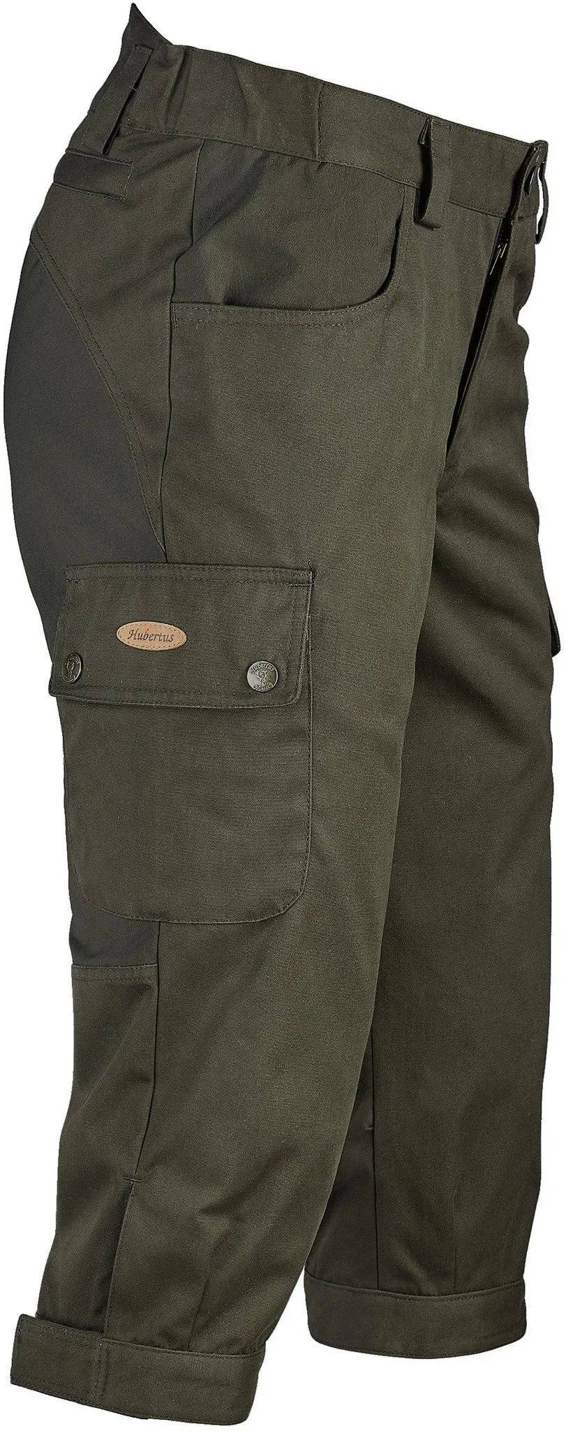 Hubertus Herren-Kniebundhose Stretch, oliv, 46
