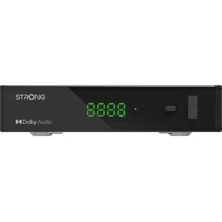 Strong - Digitaler HD-Satellitenreceiver SRT 7030 - Mini Sat Receiver FTA - mit Display - Zugang zu über 2000 Kanälen - Dolby Audio - USB & SCART-Anschlüsse - Benutzerfreundliches Menü - schwarz