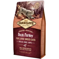 CARNILOVE Large Breed Duck & Turkey Katzentrockenfutter 2 Kilogramm