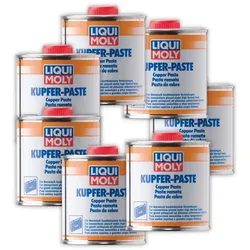 7x 250g LIQUI MOLY 3081 Bremsenpaste Kupferpaste Kupfer-Paste Montage Bremse