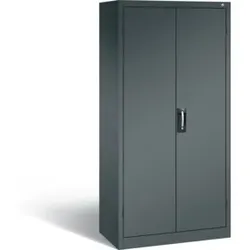 C+P Akku-Ladeschrank für 15 E-Werkzeuge, H1950xB930xT500mm, Anthrazitgrau