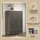 Home Affaire Highboard Fusion 120 x 42 x 163 cm Braun