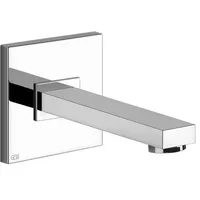 GESSI Rettangolo K Waschtisch-Wand-Auslauf Finox Optik