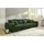 luma-home schönes für dein zuhause luma-home Big-Sofa, Grün Textil, 4-Sitzer, Füllung: Polyurethan (Pur), einzeln stellbar,Rechteckig, 306x86x134 cm, Wohnzimmer, Sofas / Couches, Sofas, Bigsofas