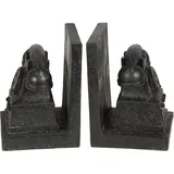 Ambiente Haus 83906 Telefon-Buchstützen 16cm«, (1 St.), Buchstützen, 49086540-0 grau