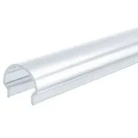 Deko-Light 984512 Profil Abdeckung, Abdeckung R-01-10, 1m, matt, PMMA, Teiltransparent 75% Transmi