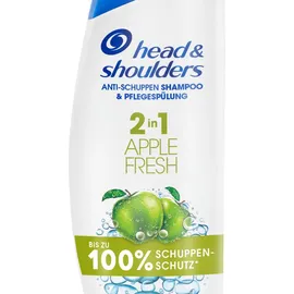 Head & Shoulders Apple Fresh 2in1 Anti-Schuppen-Shampoo 250ml. Bis Zu 100% Schuppenschutz, Klinisch Getestet. Für Jeden Haar- Und Kopfhauttyp. Tägliche Anwendung. Sauberes Frischegefühl Mit Apfelduft