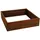 Estexo Beeteinfassung Beetumrandung Hochbeet 100 x 100 x 25 cm Edelrost