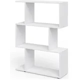 Vicco LEVIO Bücherregal 40 x 30 x 180 cm Weiß