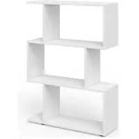 Vicco LEVIO Bücherregal 40 x 30 x 180 cm Weiß