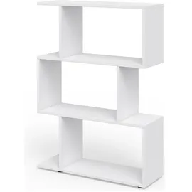 Vicco LEVIO Bücherregal 40 x 30 x 180 cm Weiß