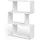 Vicco LEVIO Bücherregal 40 x 30 x 180 cm Weiß
