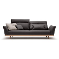 hülsta sofa 3,5-Sitzer hs.460, Sockel in Eiche, Füße Eiche natur, Breite 228 cm braun