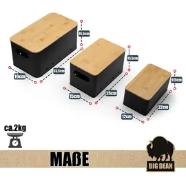 homhut Kartoffel Aufbewahrungsbox 3er Set