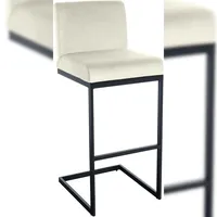 CLP Barhocker Hopewell Samt creme