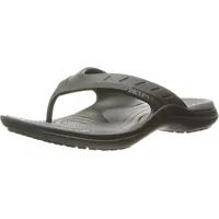 Crocs Unisex-Erwachsene MODI Sport Flip Zehentrenner, Schwarz (Black/Graphite), 41/42 EU - 41/42 EU