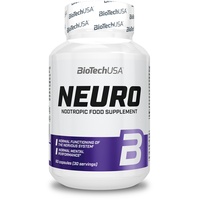 BIOTECH BioTechUSA Neuro 60 Kapseln mit pflanzlichen Extrakten, Vitaminen und Mineralstoffen, Kapseln