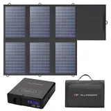 ALLPOWERS Solar Power 41600mAh 200W Tragbare Kraftwerk-duo mit Solarpanel 60W,DC,USB,USB-C Ausgang