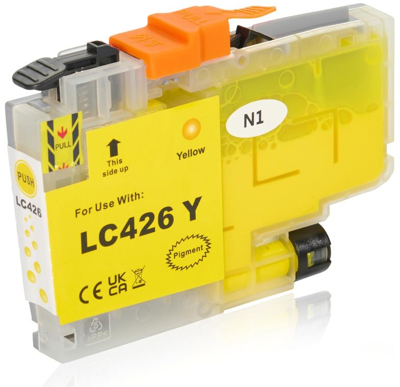 Brother LC-426 / LC-426 Y Tintenpatrone yellow kompatibel
