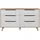 Forte Vankka 154,7 x 86,3 x 42 cm Planked Eiche / Weiß