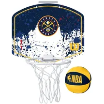 Wilson Mini-Basketballkorb Denver Nuggets Schwarz 45 cm