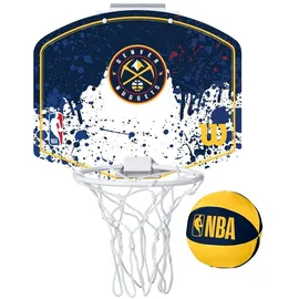 Wilson Mini-Basketballkorb Denver Nuggets Schwarz 45 cm